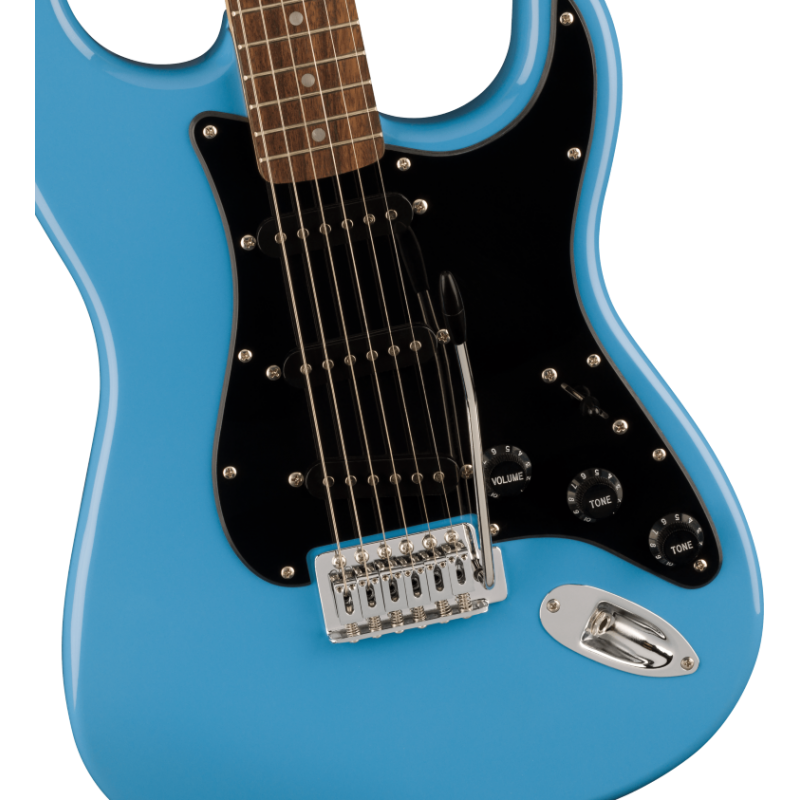Squier Sonic Stratocaster LF, Black Pickguard, California Blue - 3 Squier Sonic Stratocaster LF, Black Pickguard, California Blue - 3