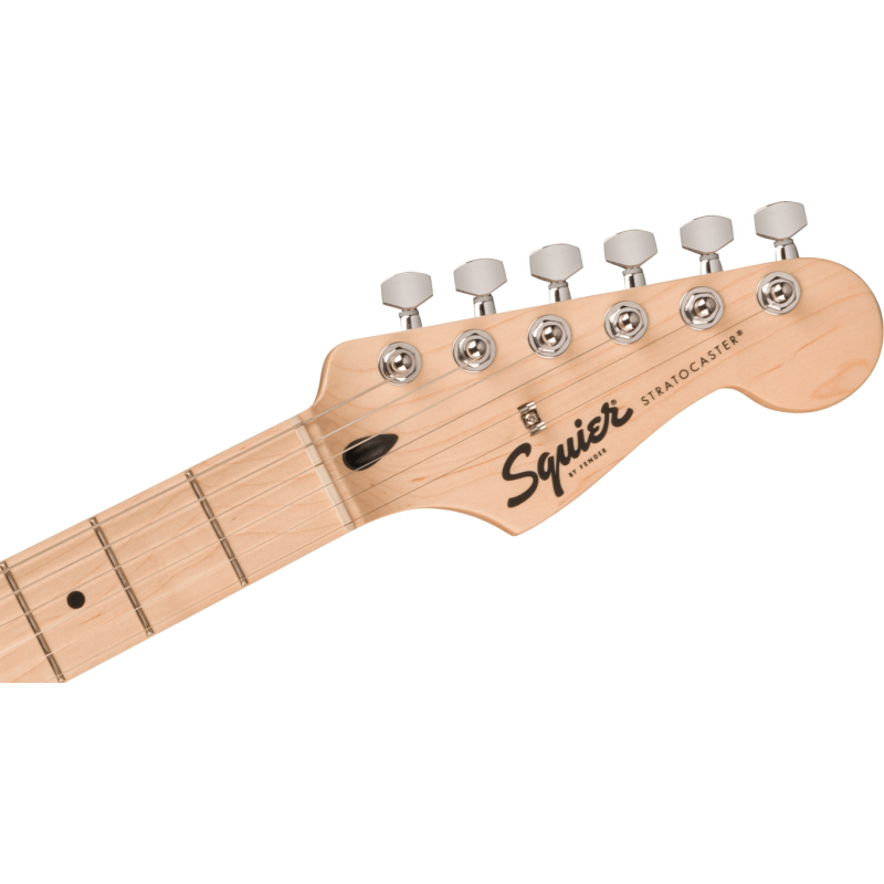 Squier Sonic Stratocaster  MF, White Pickguard, Black - 5