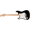 Squier Sonic Stratocaster Left-Handed, MF, White Pickguard, Black - 1