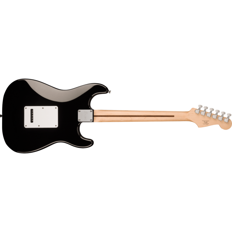 Squier Sonic Stratocaster Left-Handed, MF, White Pickguard, Black - 2