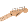 Squier Sonic Stratocaster HSS, MF, Black Pickguard, Black - 5