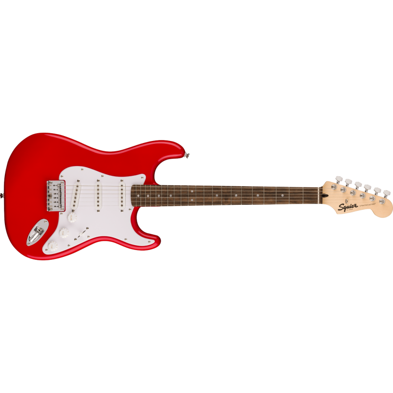 Squier Sonic Stratocaster HT, LF, White Pickguard, Torino Red - 1 Squier Sonic Stratocaster HT, LF, White Pickguard, Torino Red - 1