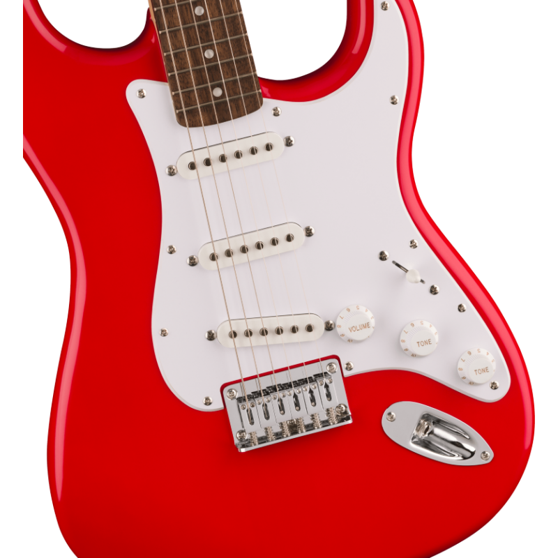 Squier Sonic Stratocaster HT, LF, White Pickguard, Torino Red - 3 Squier Sonic Stratocaster HT, LF, White Pickguard, Torino Red - 3