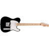 Squier Sonic Telecaster  MF, White Pickguard, Black - 1