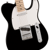 Squier Sonic Telecaster  MF, White Pickguard, Black - 3