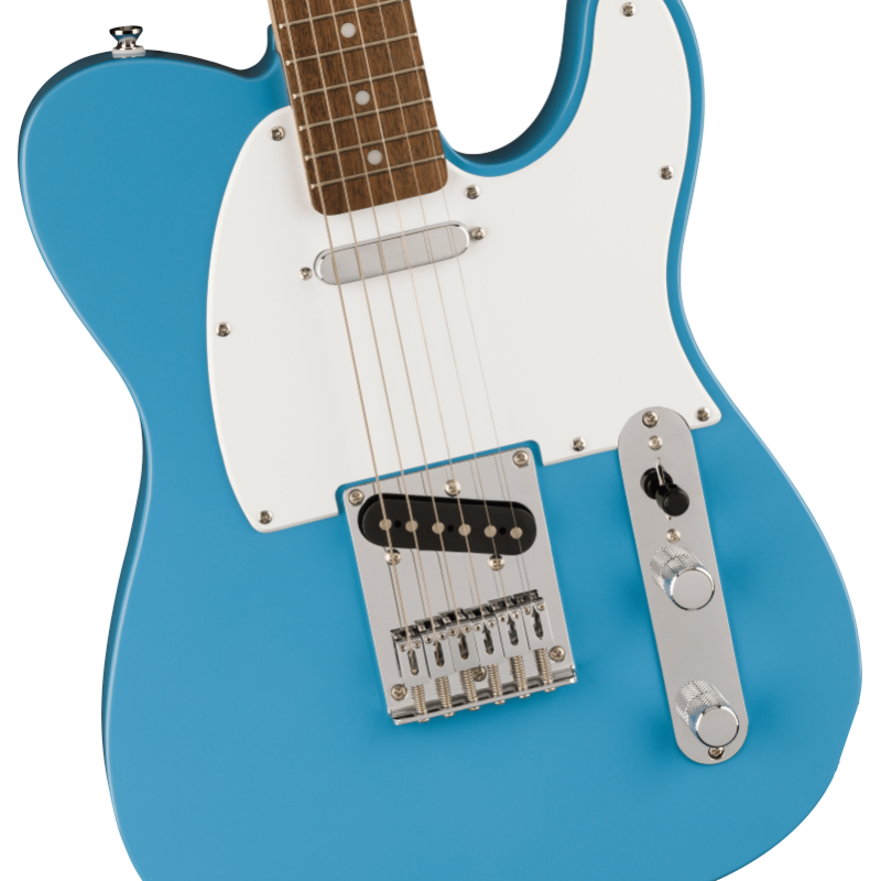 Squier Sonic Telecaster  LF, White Pickguard, California Blue - 3