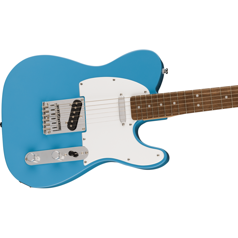 Squier Sonic Telecaster  LF, White Pickguard, California Blue - 4