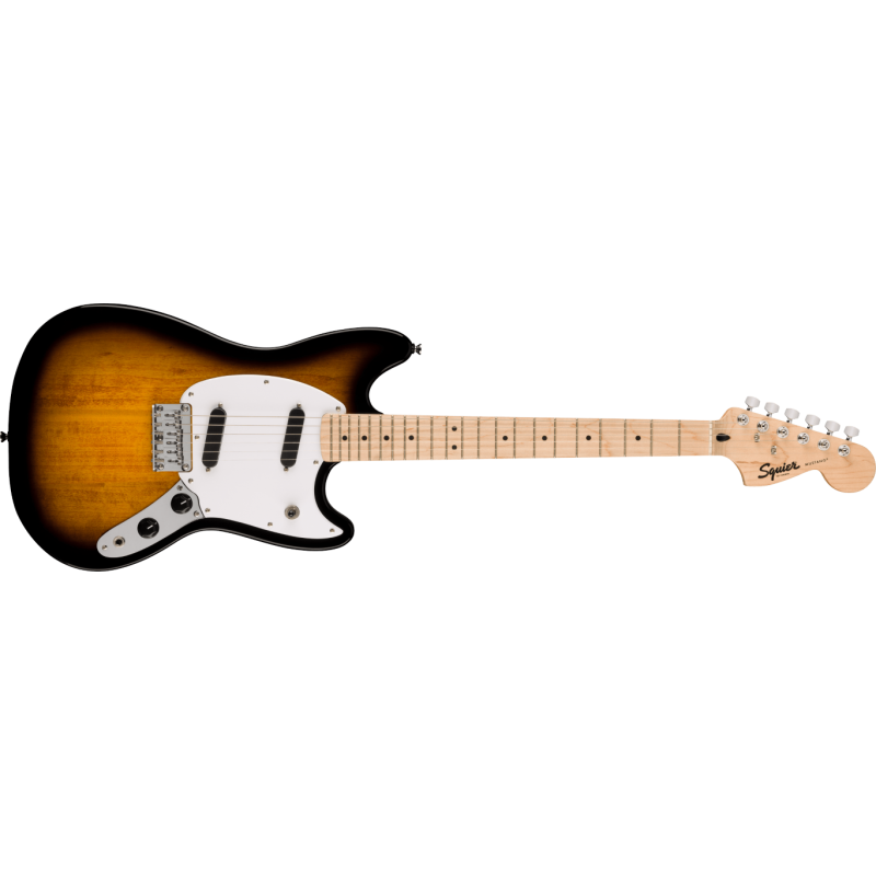 Squier Sonic Mustang  MF, White Pickguard, 2-Color Sunburst - 1