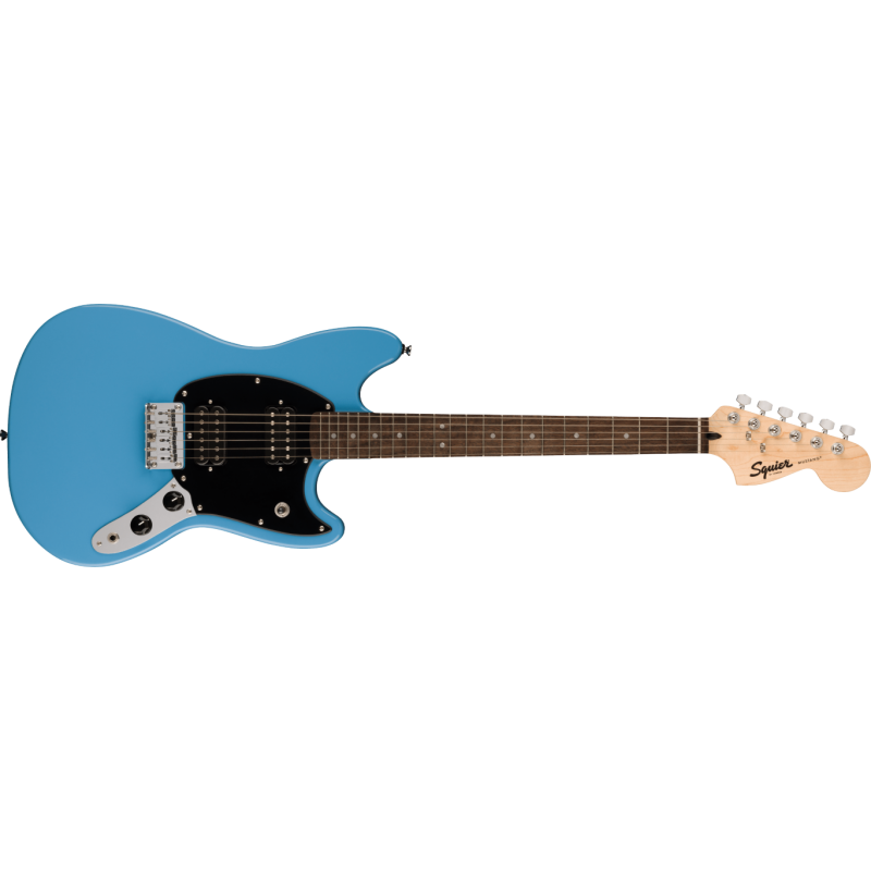 Squier Sonic Mustang HH, LF, Black Pickguard, California Blue - 1