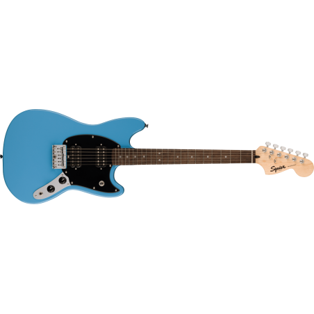 Squier Sonic Mustang HH, LF, Black Pickguard, California Blue - 1