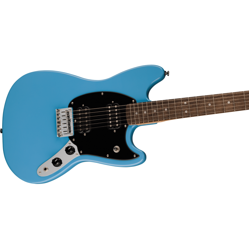 Squier Sonic Mustang HH, LF, Black Pickguard, California Blue - 3