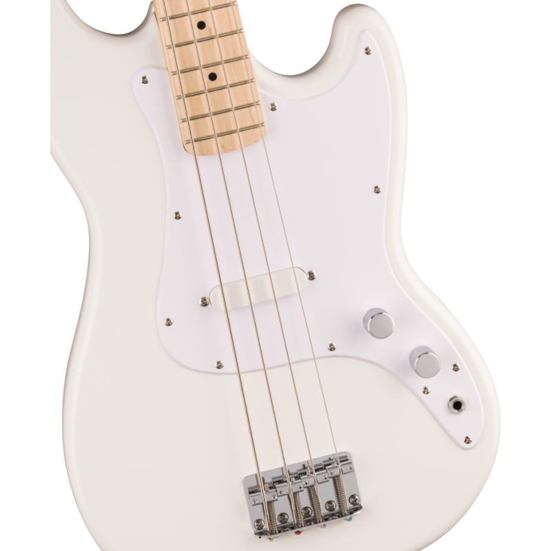 Squier Sonic Bronco Bass, MF, White Pickguard, Arctic White - 3