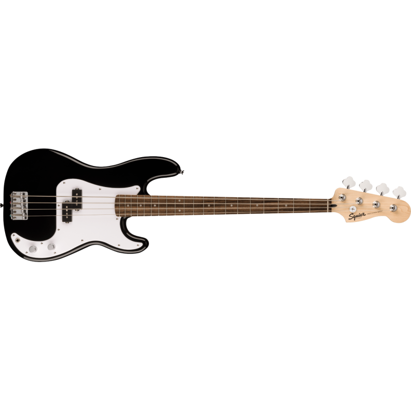 Squier Sonic Precision Bass, LF, White Pickguard, Black - 1