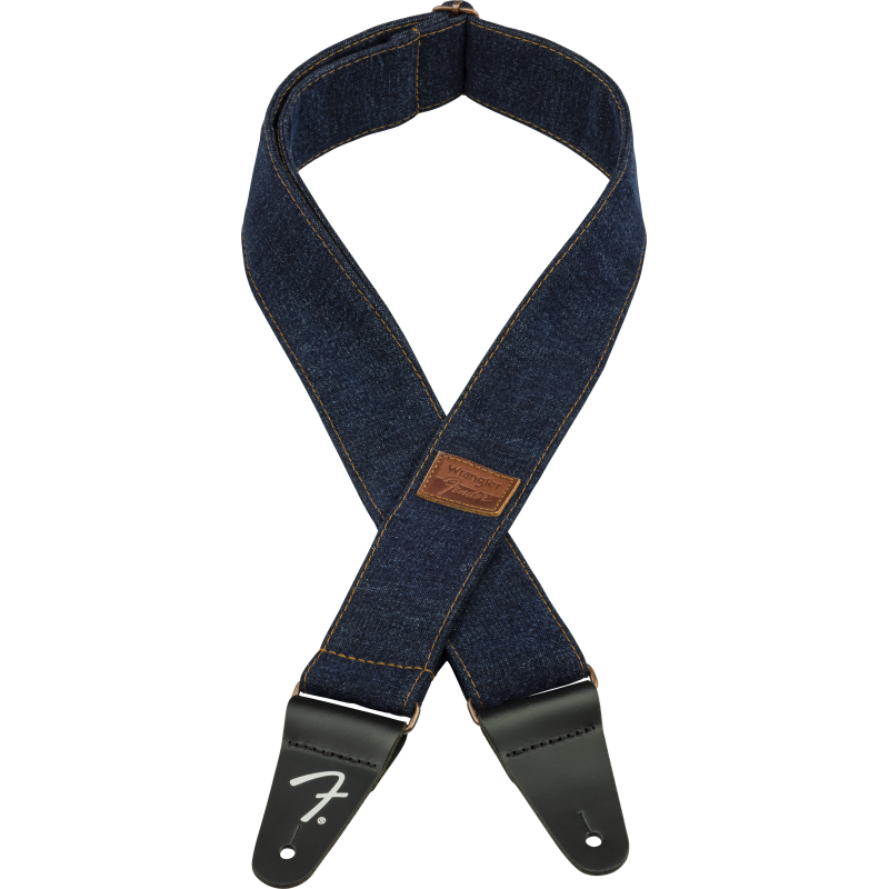 Fender  x Wrangler Denim Strap, Dark Indigo - 1