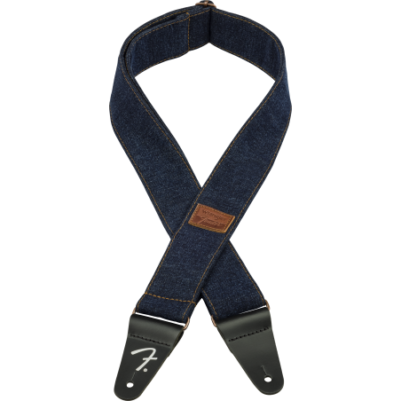 Fender  x Wrangler Denim Strap, Dark Indigo - 1