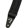 Fender  x Wrangler Denim Strap, Washed Black Stitch - 2