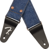 Fender  x Wrangler Riveted Denim Strap, Indigo - 3