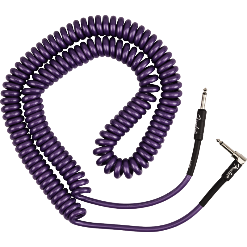 Fender J Mascis Coil Cable, 30', Purple - 2
