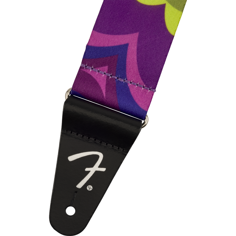 Fender J Mascis Strap, Magenta Flower, 2" - 2 Fender J Mascis Strap, Magenta Flower, 2" - 2