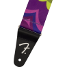 Fender J Mascis Strap, Magenta Flower, 2" - 2 Fender J Mascis Strap, Magenta Flower, 2" - 2