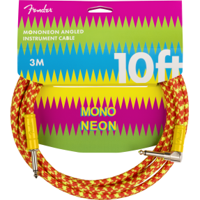 Fender MonoNeon Instrument Cable, 10', Orange - 1