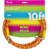 Fender MonoNeon Instrument Cable, 10', Orange - 1