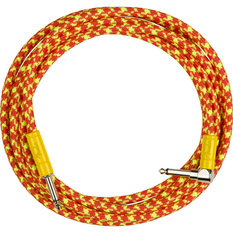 Fender MonoNeon Instrument Cable, 10', Orange - 2