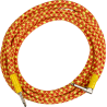 Fender MonoNeon Instrument Cable, 18.6', Orange - 2 Fender MonoNeon Instrument Cable, 18.6', Orange - 2