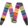 Fender MonoNeon Logo Strap, Multi-Color, 2" - 1 Fender MonoNeon Logo Strap, Multi-Color, 2" - 1