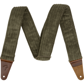 Fender Corduroy Strap, Antique Olive, 2" - 1