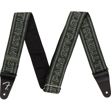 Fender George Harrison All Things Must Pass Logo Strap, Green - 1
