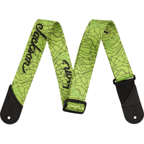 Jackson  Cracked Mirror Strap, Green, 2" - 1