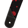 Jackson  Splatter Strap, Black and Red, 2" - 2