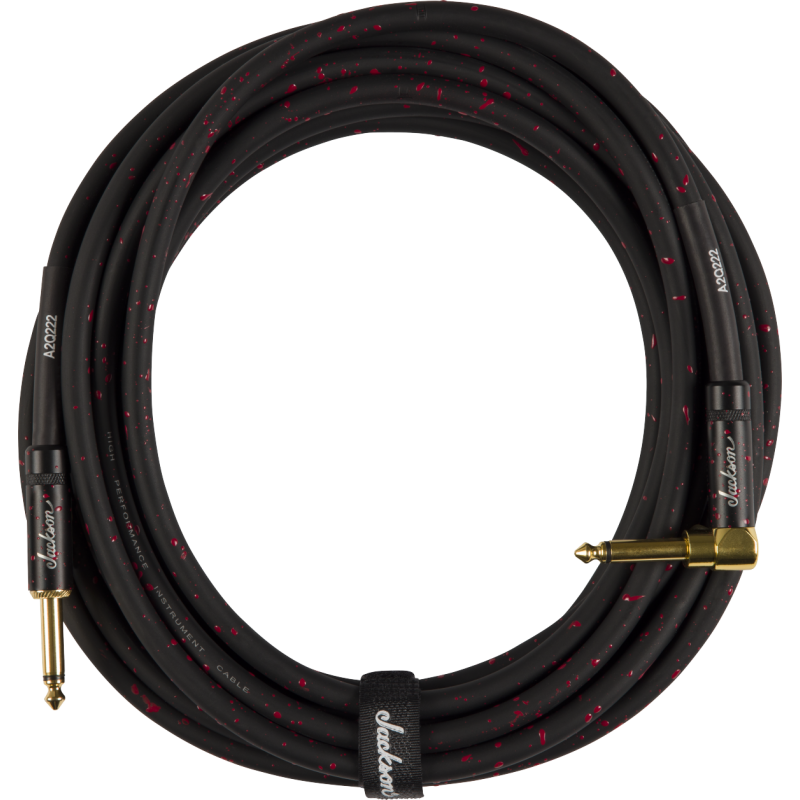 Jackson  High Performance Cable, Black and Red, 21.85' (6.66 m) - 2