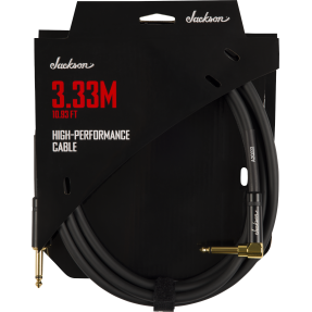 Jackson  High Performance Cable, Black, 10.93' - 1