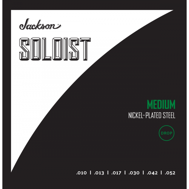 Jackson Soloist Strings, Drop Medium .010-.052 - 1 Jackson Soloist Strings, Drop Medium .010-.052 - 1