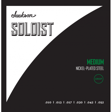 Jackson  Soloist Strings, Drop Medium .010-.052 - 1
