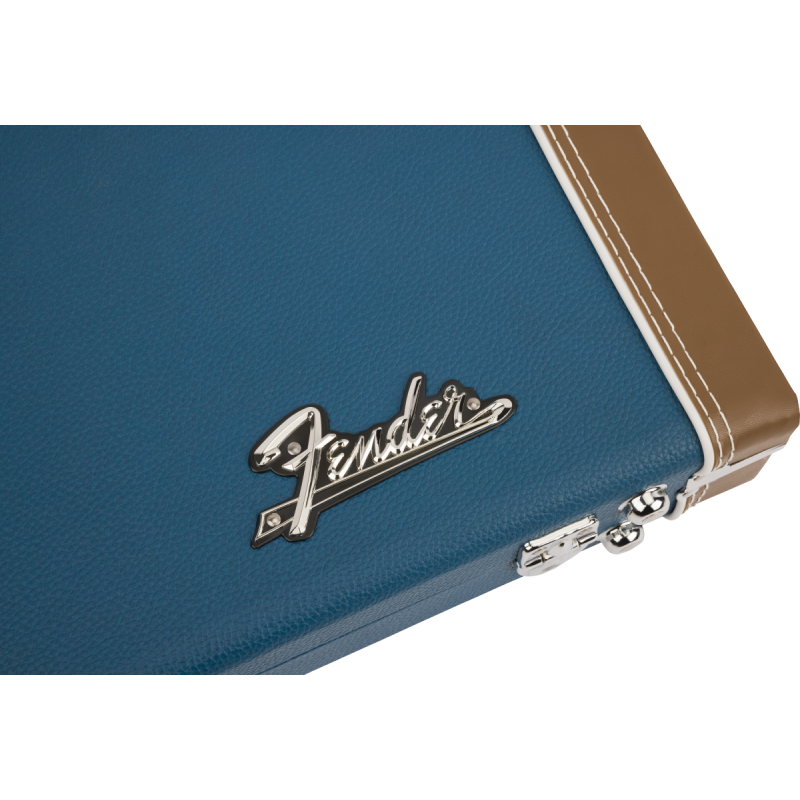 Fender Classic Series Wood Case - Strat/Tele, Lake Placid Blue - 6