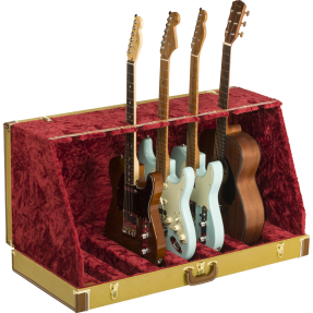 Fender  Classic Series Case Stand - 7 Guitar, Tweed - 1
