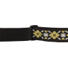 Fender Pasadena Woven Strap, Yellow Clover, 2" - 3