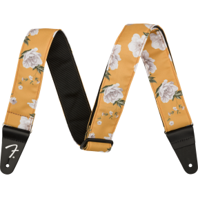 Fender Floral Strap, Marigold, 2" - 1