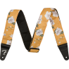 Fender Floral Strap, Marigold, 2" - 1 Fender Floral Strap, Marigold, 2" - 1