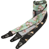 Fender Floral Strap, Black, 2" - 3 Fender Floral Strap, Black, 2" - 3