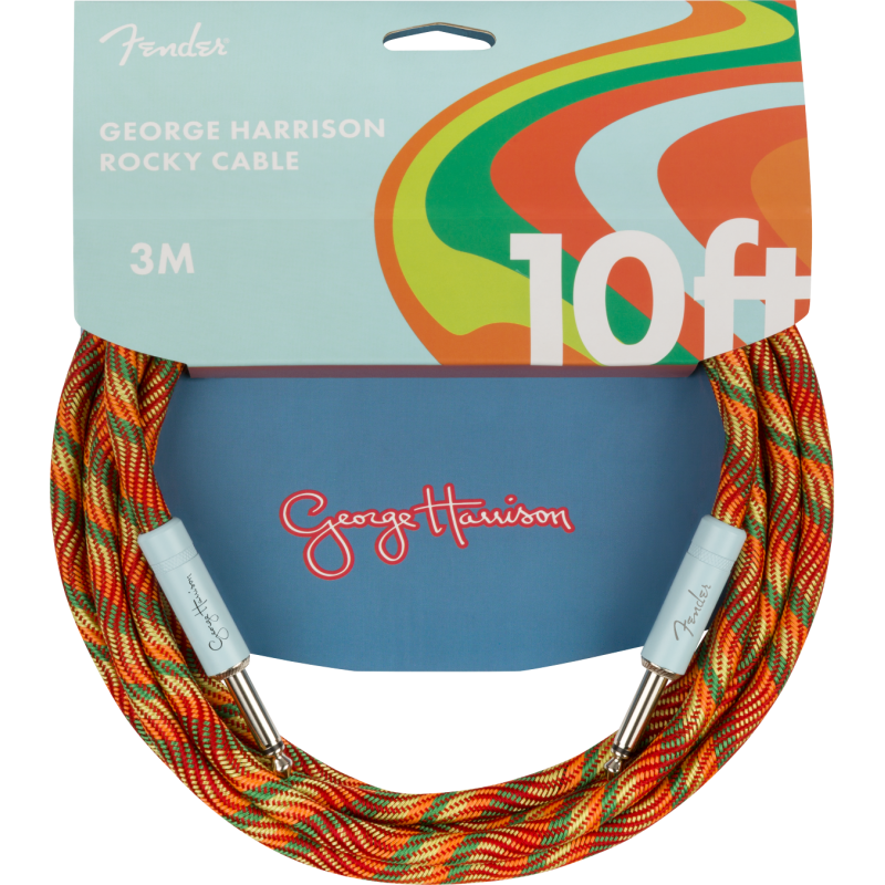 Fender George Harrison Rocky Instrument Cable, 10' - 4