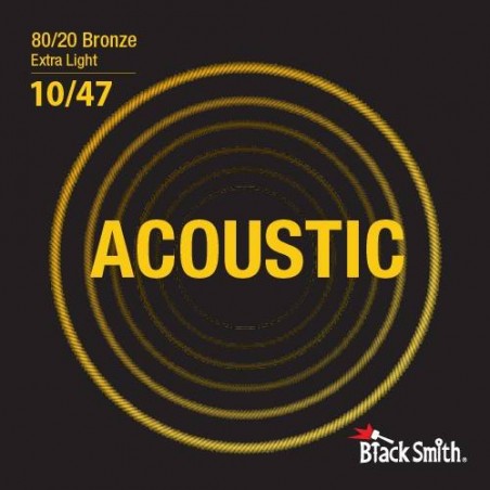 BlackSmith BR-1047 Extra Light - struny do gitary akustycznej - 1