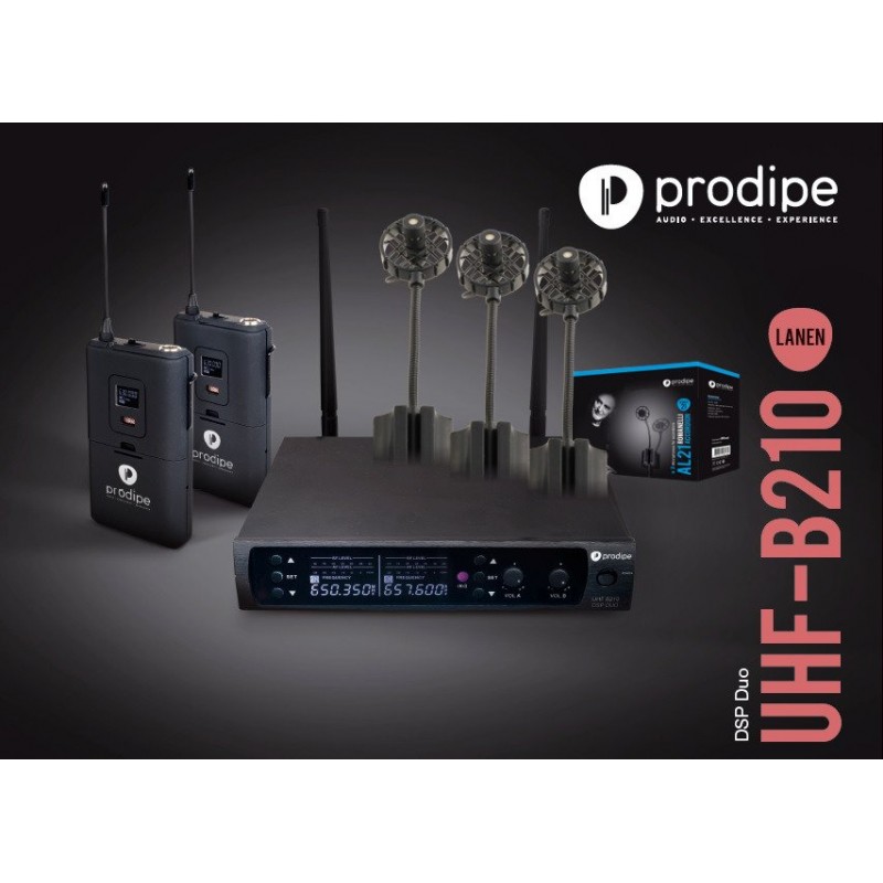 Prodipe UHF DSP AL21 PACK DUO - zestaw mikrofonów instrumentalnych - 2