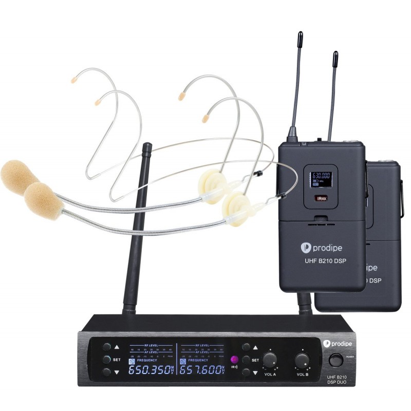 Prodipe HEADSET B210DUO DSP UHF F5 - zestaw bezprzewodowy - 4