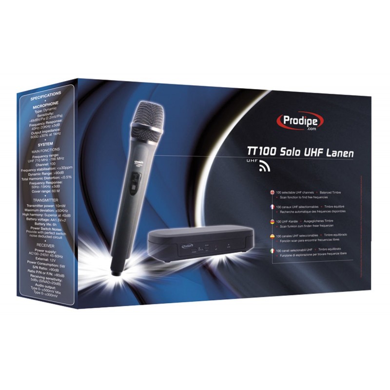 Prodipe TT100 Solo UHF - zestaw bezprzewodowy - 6