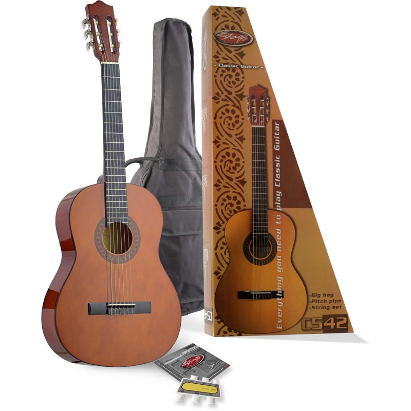 Stagg C 542 Pack - gitara klasyczna 4/4 z wyposażeniem - 1 Stagg C 542 Pack - gitara klasyczna 4/4 z wyposażeniem - 1