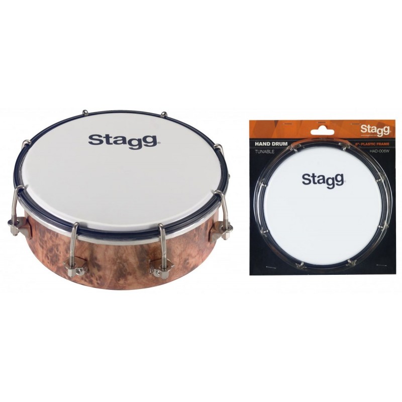 Stagg HAD-006W - bębenek plastikowy 6" - 1